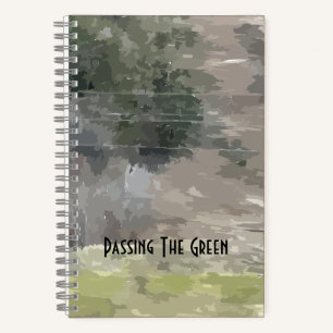 Passing The Green Spiral Notebook Notizbuch