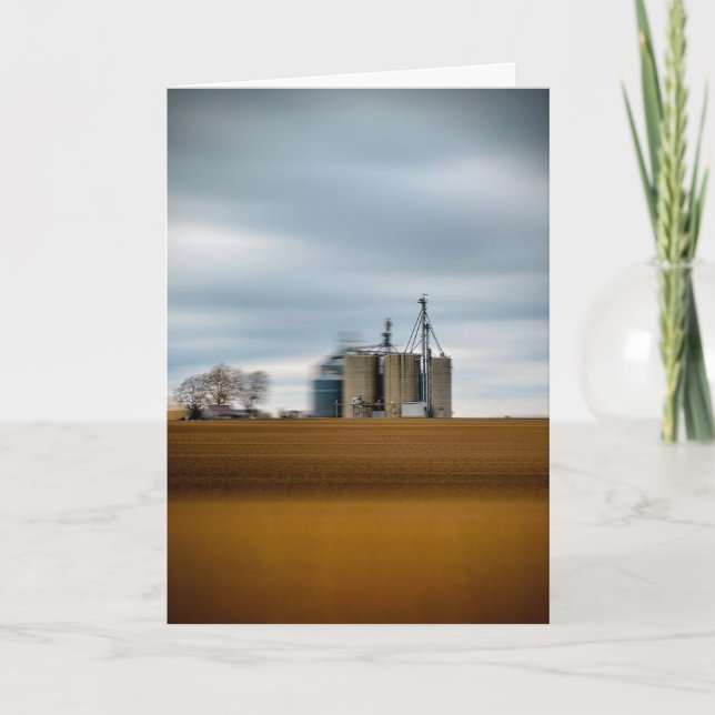 Passing through central Illinois on I-55 Karte (Vorderseite)