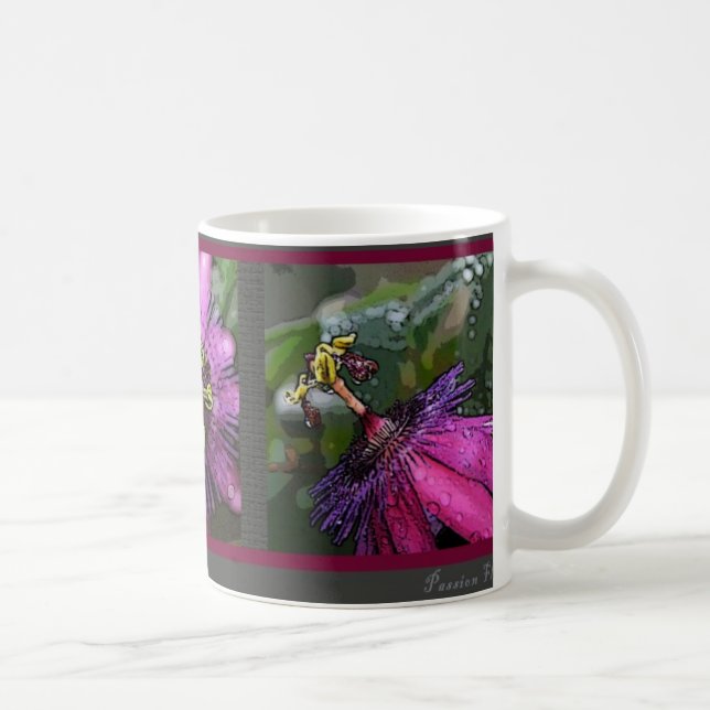 Passion Blume Art Tasse (Rechts)