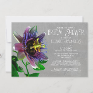Passion Blume Bridal Shower Einladungen