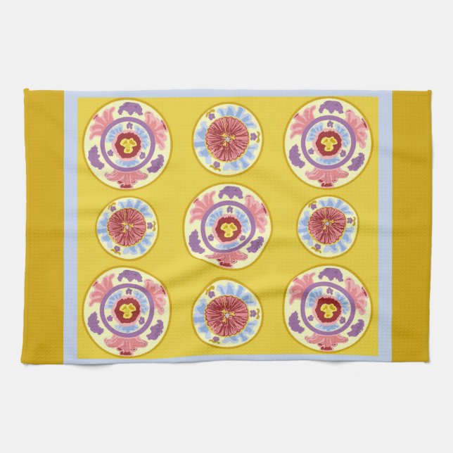 Passion claire Motif serviette de cuisine (Horizontal)