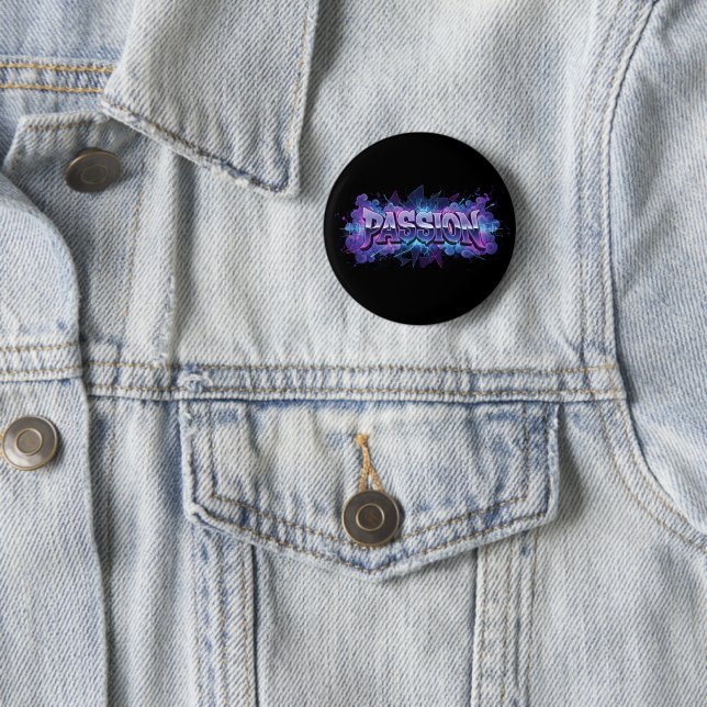 Passion Cyberpunk-Typografie – Lebendige moderne W Button (Beispiel)