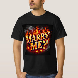 Passion de feu m'épouser Mens Tshirt