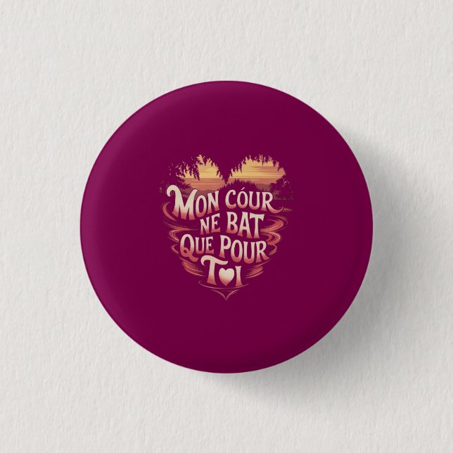 Passion des Coeurs Button (Vorderseite)
