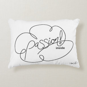 PASSION drinnen - Fette Cloud Zierkissen