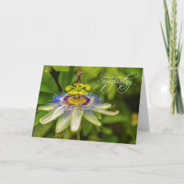 Passion Flower Deepest Carte de Sympathie