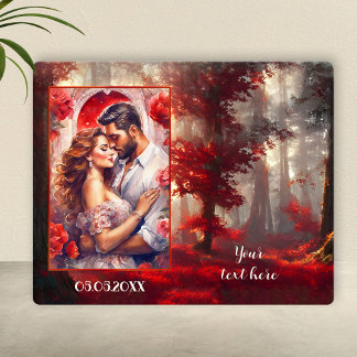 Passion Forêt Romantique Votre Plaque Photo