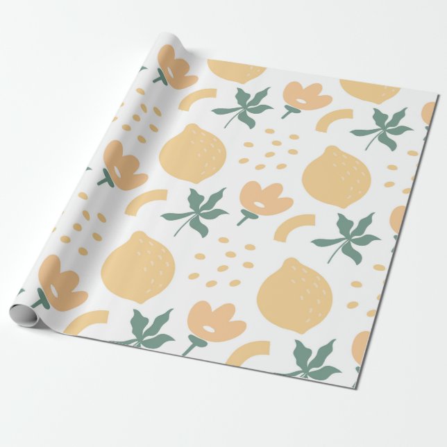 Passion Fruit Blume Geschenkpapier (Ungerollt)
