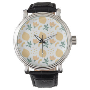Passion Fruit Flower Armbanduhr