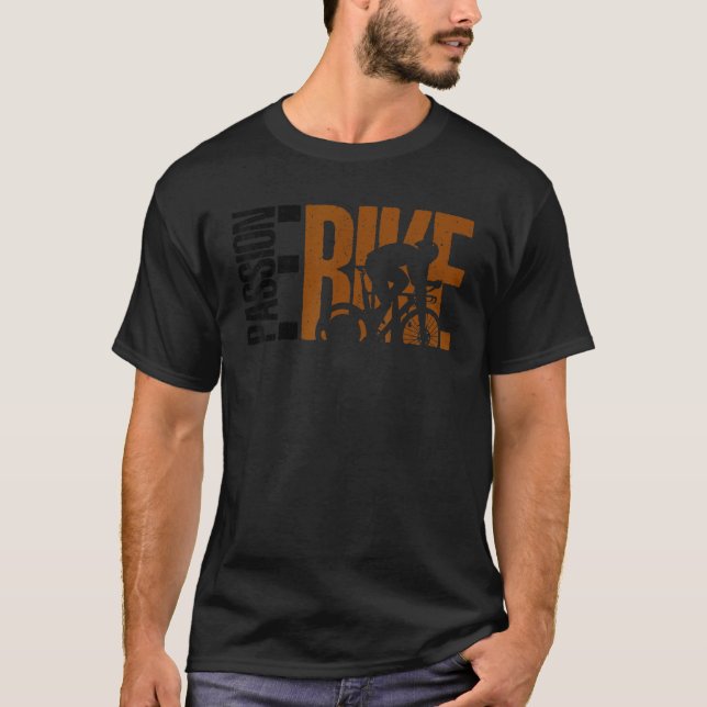 Passion Graphic E-Bike Mountainbiking Biker Bike T-Shirt (Vorderseite)