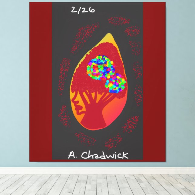 Passion in a Teardrop  Leinwanddruck (Insitu (Holzboden))