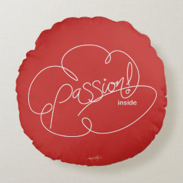 PASSION inside - Bold Cloud S - W Rundes Kissen