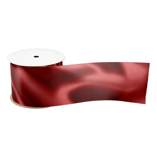 Passion Red Imitats Satin Wedding Satinband (Spule)
