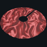 Passion Red Romantic Imitats Satin Polyester Weihnachtsbaumdecke<br><div class="desc">Passion Red Romantic Imitats Satin</div>