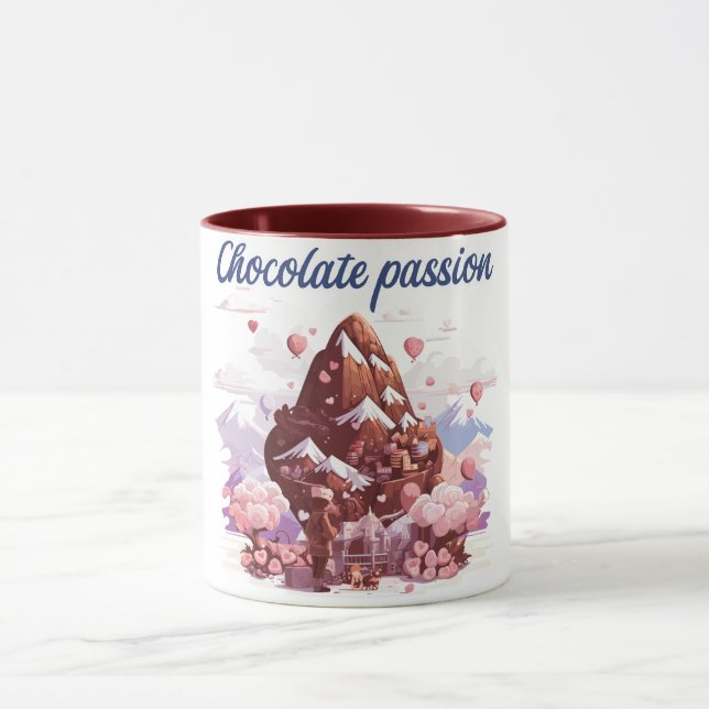 Passion-Schokolade Tasse (Zentrum)