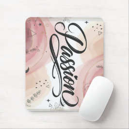 Passion Script | Elegant Minimalist Typography Mousepad