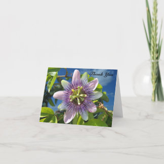 Passion violette Carte de remerciements