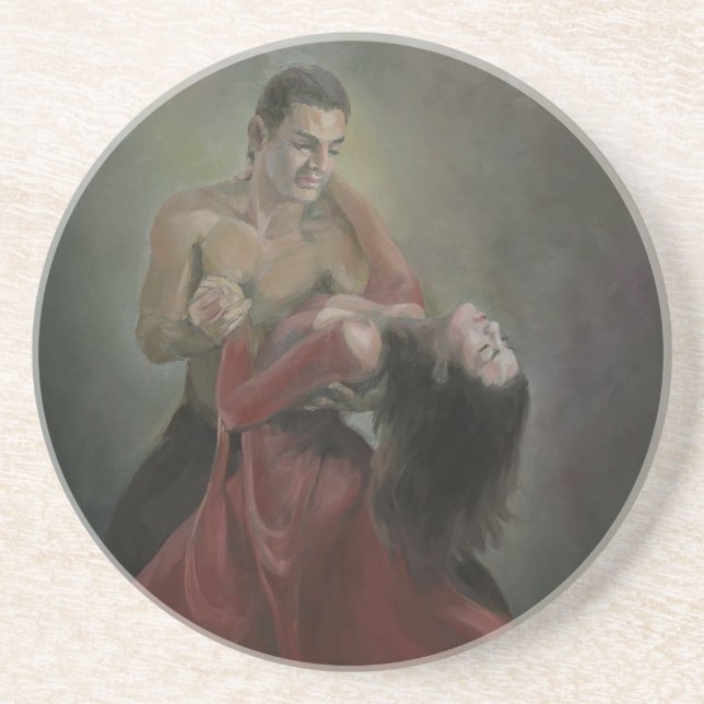 Passionate Doble Sandstone Untersetzer (Vorne)