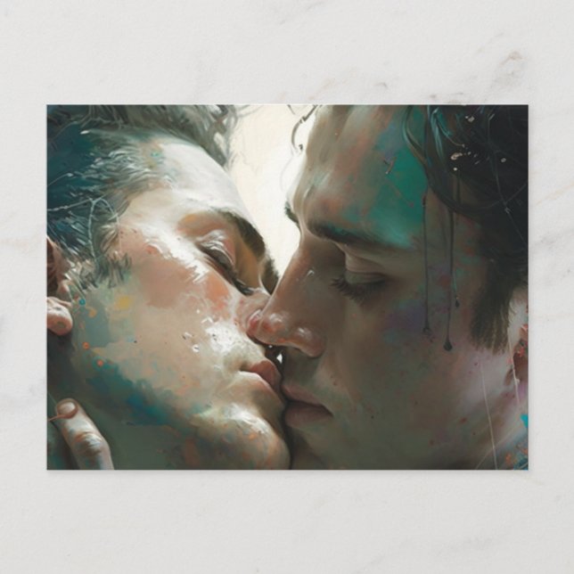 Passionate Kisses Postcard Postkarte (Vorderseite)