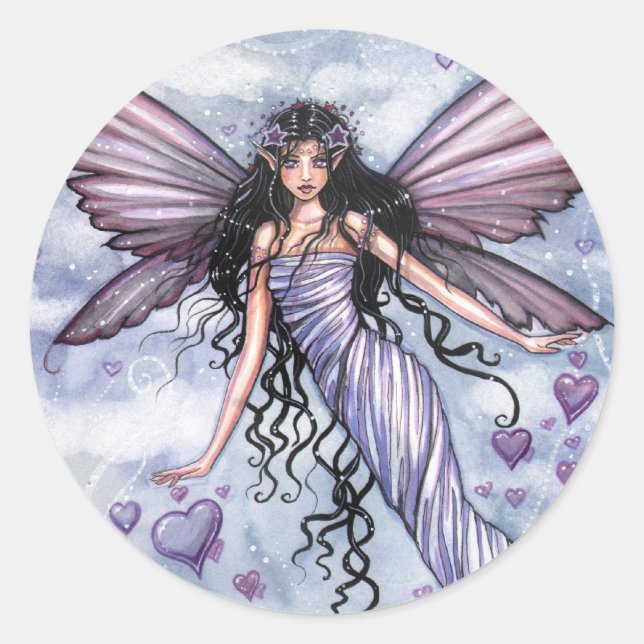Passionate Sky Heart Fairy Stickers (Vorderseite)