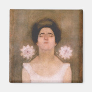 Passionblume Frau (von Piet Mondrian) Magnet