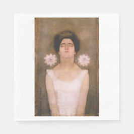 Passionblume Frau (von Piet Mondrian) Serviette