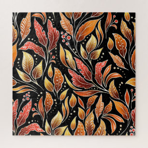 Passionflower Exotic: Schwarze Blume Vintag