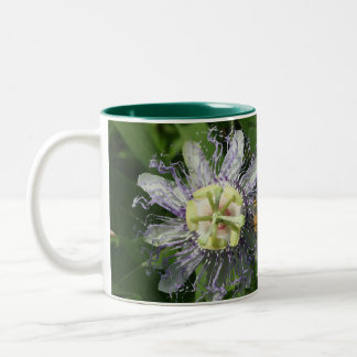 Passionflower-Kaffee-Tasse Zweifarbige Tasse