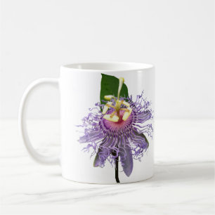 Passionflower - tasse blanche