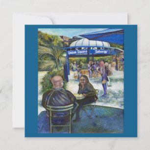 Passionierte Leute, die im Park spielen, NYC