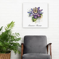 Passionierte Lila Passion-Blume