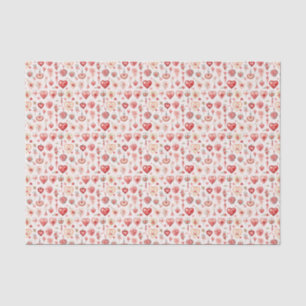 Passionierte Palette: Valentinische Verzierungen Seidenpapier