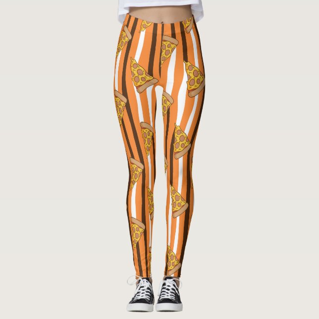 passionné de pizza 2 Leggings (Devant)