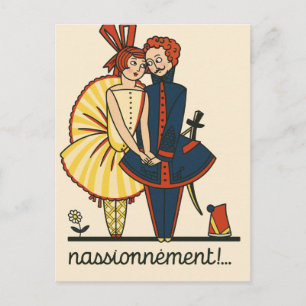 Passionnément! von Elsie Denise Millon Postkarte