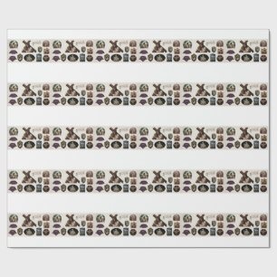 Passions-Christi-Aufkleber - Realistischer Klassik Geschenkpapier