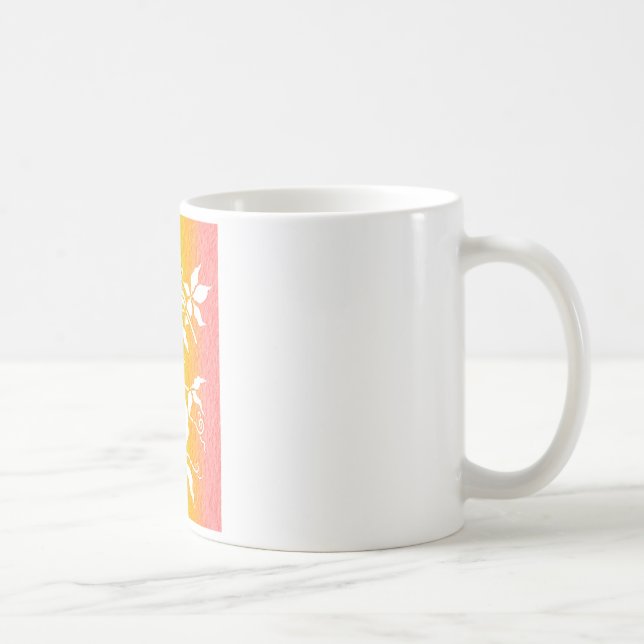 Passionsblume Regenbogen Kaffeetasse (Rechts)