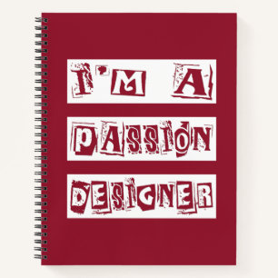 Passionsdesigner Notizbuch