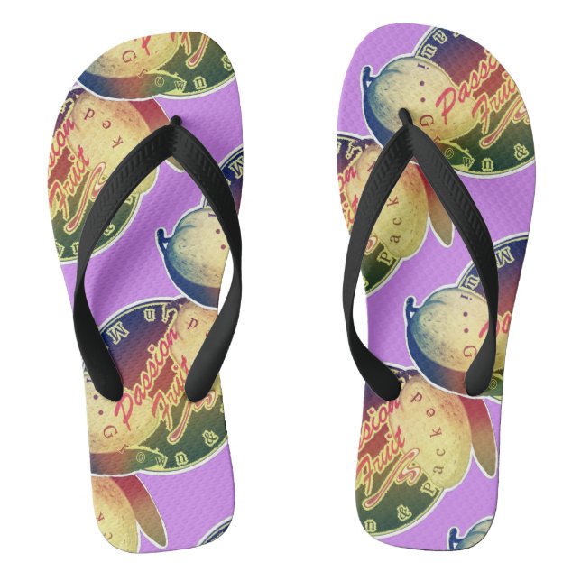 Passionsfrucht Flip Flops (Fußbett)