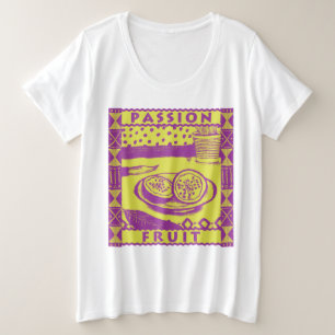 Passionsfrucht Große Größe T-Shirt