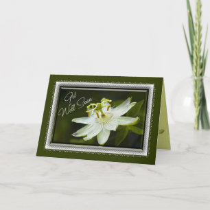 Passionskarte Blume Karte