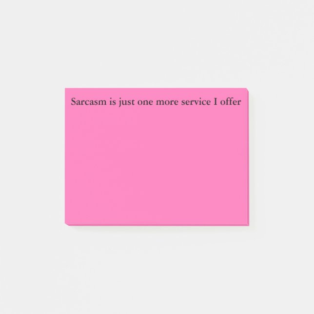 Passive aggressive Anmerkungen Post-it Klebezettel (Vorderseite)