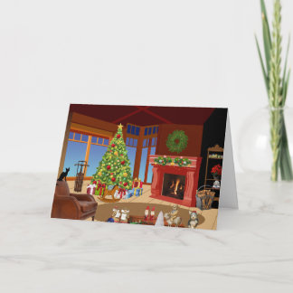 Passive aggressive Weihnachts-Grüße Karte