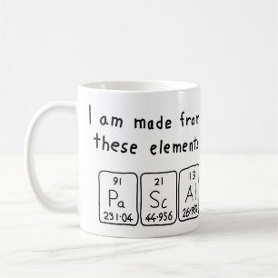 Passive periodische Tasse von Tabellennamen