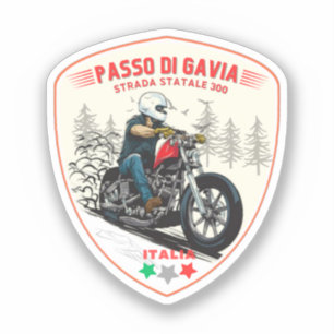 Passo di Gavia - Gavia-Pass italienische Berge Alp Aufkleber