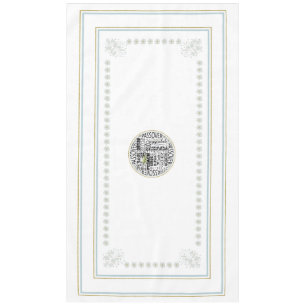 Passover 60" x 104" Filmtablette "Dayenu Tableclot Tischdecke