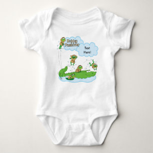 Passover Baby Bodysuit "Hoppy Passover" Baby Strampler