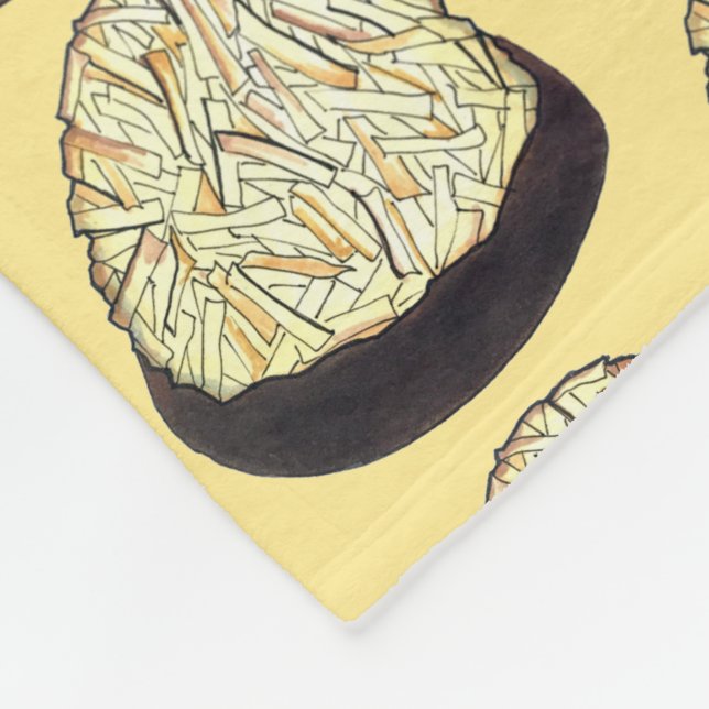 Passover Chocolate Coconut Macaroon Jüdisches Dess Fleecedecke (Ecke)