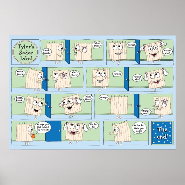 Passover Funny Joke Poster 20 x 24 Matte Finish (Vorne)