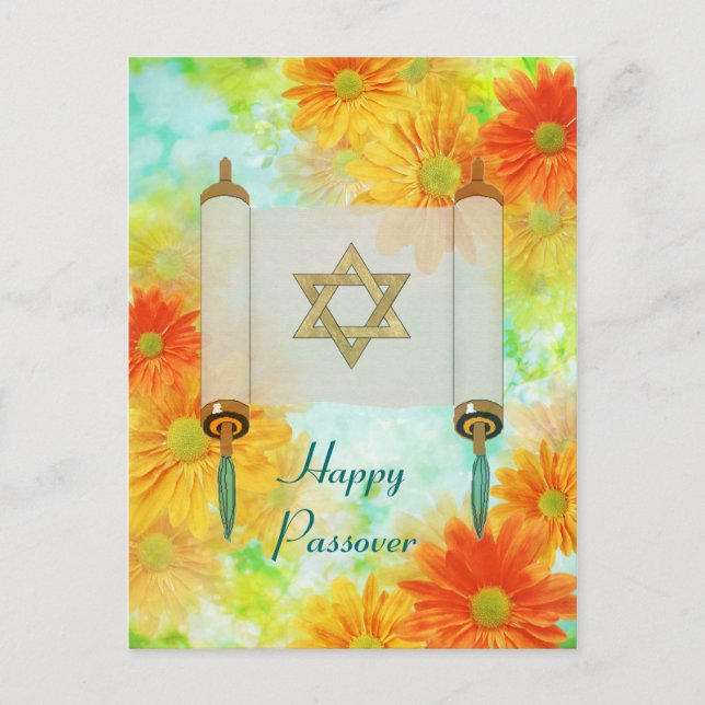 Passover Greetings Postkarte (Vorderseite)