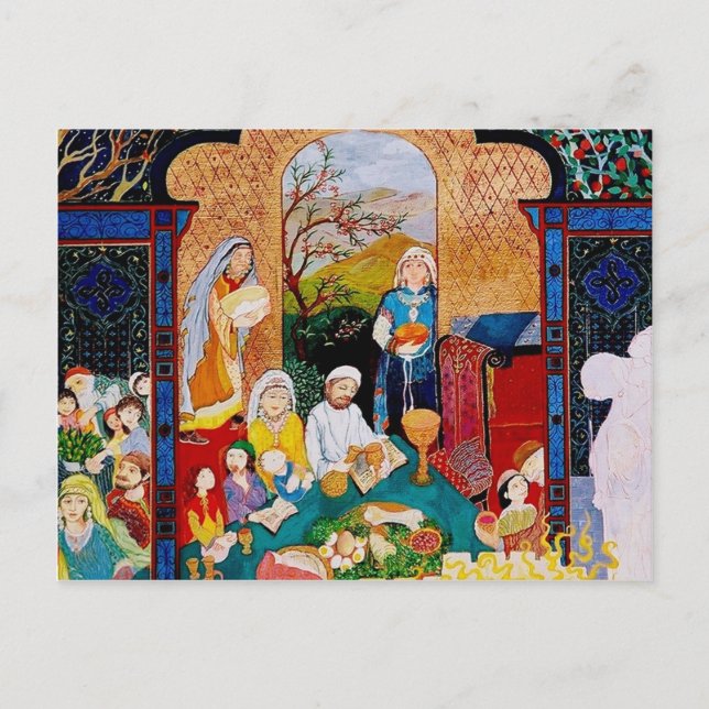 PASSOVER GREETINGS POSTKARTE (Vorderseite)